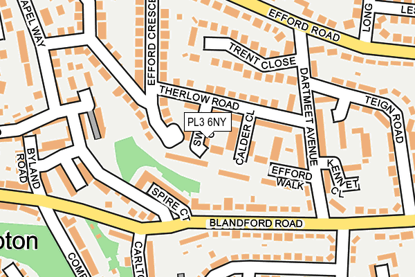 PL3 6NY map - OS OpenMap – Local (Ordnance Survey)