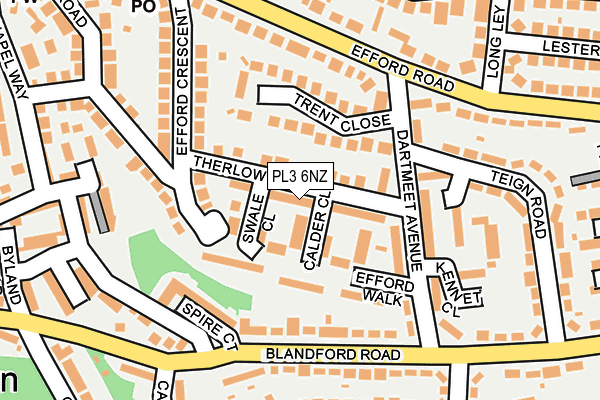 PL3 6NZ map - OS OpenMap – Local (Ordnance Survey)