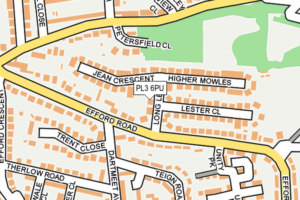 PL3 6PU map - OS OpenMap – Local (Ordnance Survey)