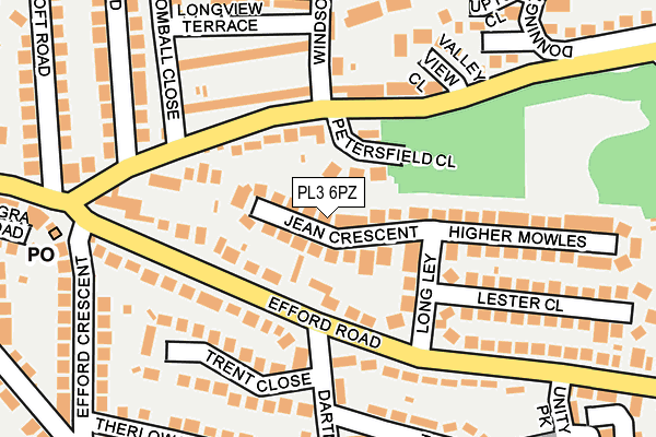 PL3 6PZ map - OS OpenMap – Local (Ordnance Survey)