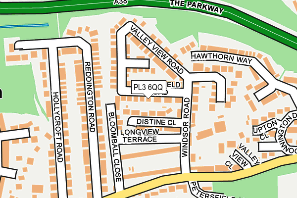 PL3 6QQ map - OS OpenMap – Local (Ordnance Survey)