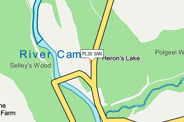 PL30 3AN map - OS OpenMap – Local (Ordnance Survey)