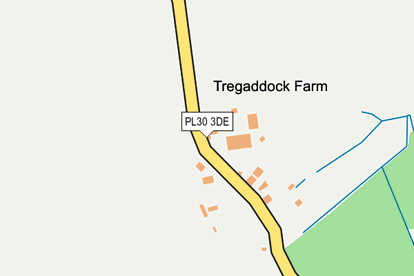 PL30 3DE map - OS OpenMap – Local (Ordnance Survey)