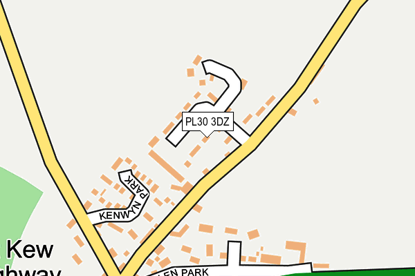 PL30 3DZ map - OS OpenMap – Local (Ordnance Survey)
