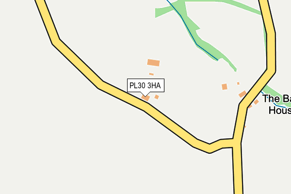 PL30 3HA map - OS OpenMap – Local (Ordnance Survey)