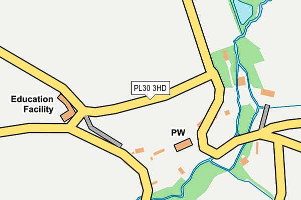 PL30 3HD map - OS OpenMap – Local (Ordnance Survey)