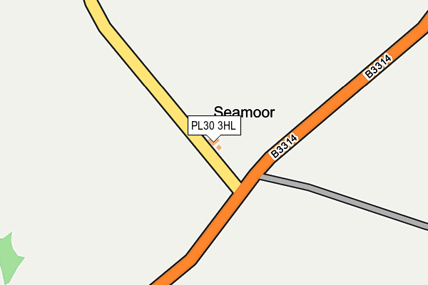 PL30 3HL map - OS OpenMap – Local (Ordnance Survey)