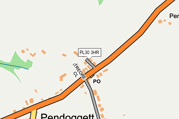 PL30 3HR map - OS OpenMap – Local (Ordnance Survey)