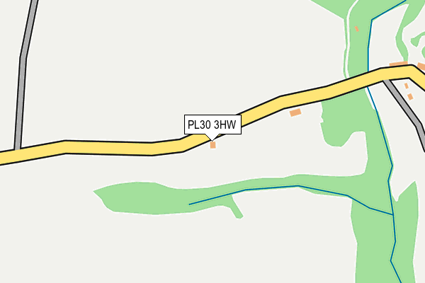 PL30 3HW map - OS OpenMap – Local (Ordnance Survey)