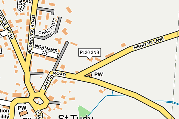 PL30 3NB map - OS OpenMap – Local (Ordnance Survey)