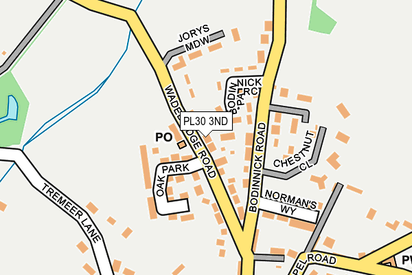 PL30 3ND map - OS OpenMap – Local (Ordnance Survey)