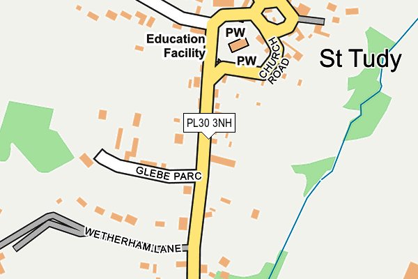 PL30 3NH map - OS OpenMap – Local (Ordnance Survey)