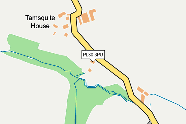 PL30 3PU map - OS OpenMap – Local (Ordnance Survey)