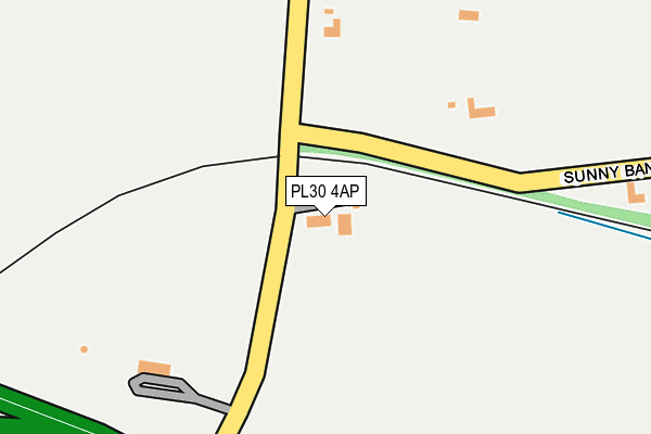 PL30 4AP map - OS OpenMap – Local (Ordnance Survey)