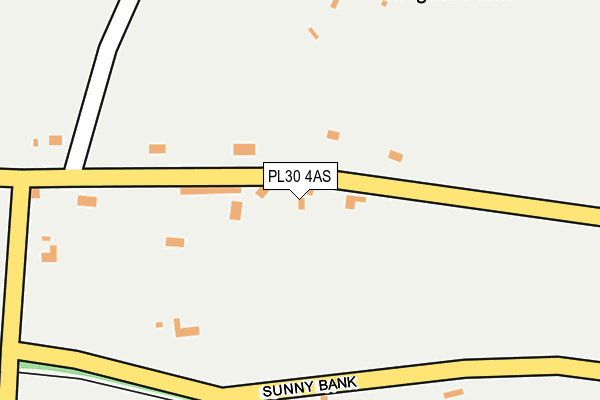 PL30 4AS map - OS OpenMap – Local (Ordnance Survey)