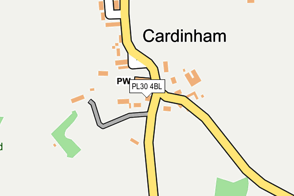 PL30 4BL map - OS OpenMap – Local (Ordnance Survey)