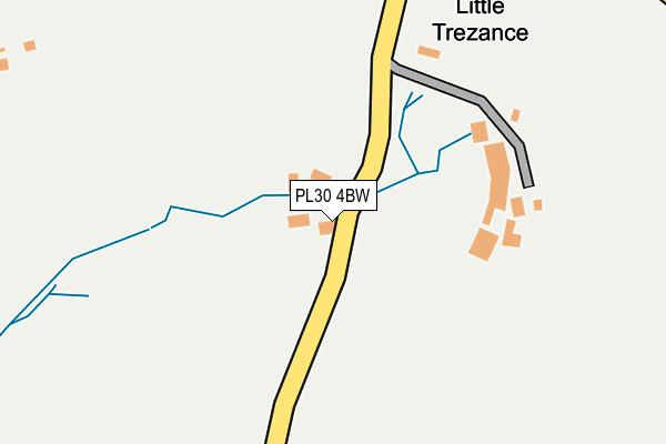 PL30 4BW map - OS OpenMap – Local (Ordnance Survey)