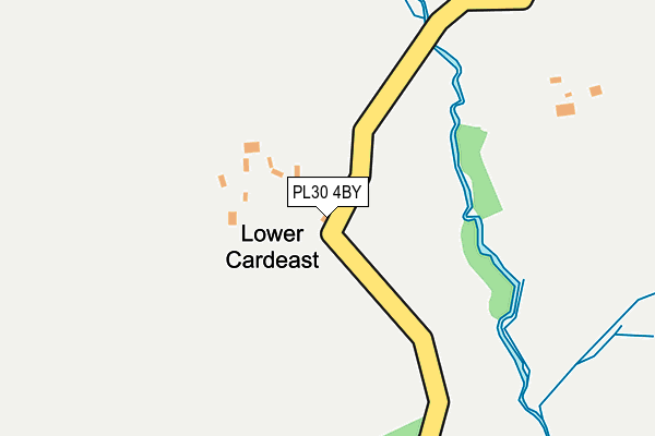 PL30 4BY map - OS OpenMap – Local (Ordnance Survey)