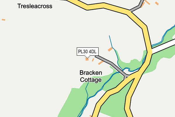 PL30 4DL map - OS OpenMap – Local (Ordnance Survey)