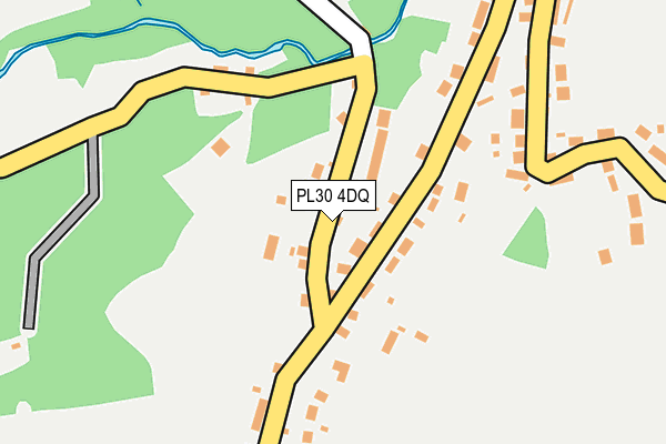 PL30 4DQ map - OS OpenMap – Local (Ordnance Survey)