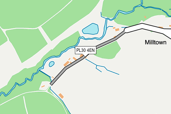 PL30 4EN map - OS OpenMap – Local (Ordnance Survey)