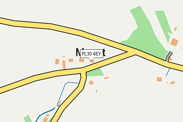 PL30 4EY map - OS OpenMap – Local (Ordnance Survey)