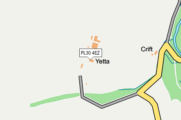 PL30 4EZ map - OS OpenMap – Local (Ordnance Survey)