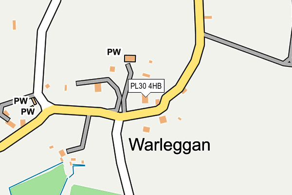 PL30 4HB map - OS OpenMap – Local (Ordnance Survey)