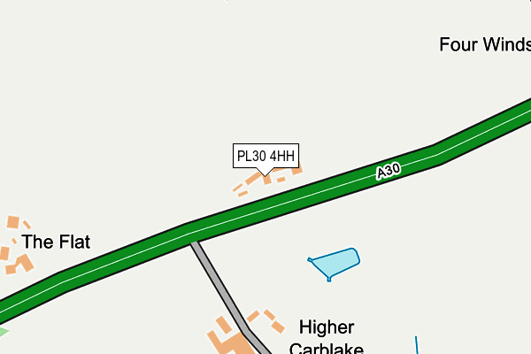 PL30 4HH map - OS OpenMap – Local (Ordnance Survey)