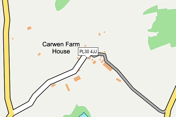 PL30 4JJ map - OS OpenMap – Local (Ordnance Survey)