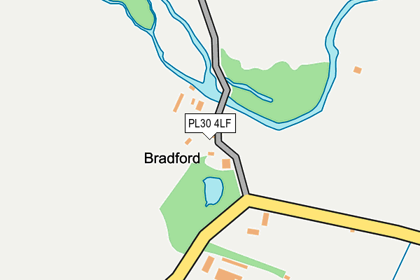 PL30 4LF map - OS OpenMap – Local (Ordnance Survey)