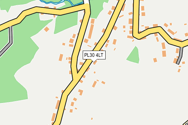 PL30 4LT map - OS OpenMap – Local (Ordnance Survey)