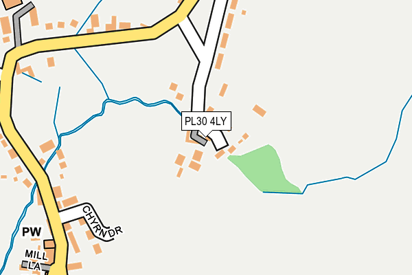 PL30 4LY map - OS OpenMap – Local (Ordnance Survey)