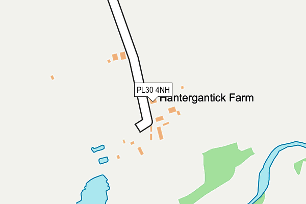 PL30 4NH map - OS OpenMap – Local (Ordnance Survey)