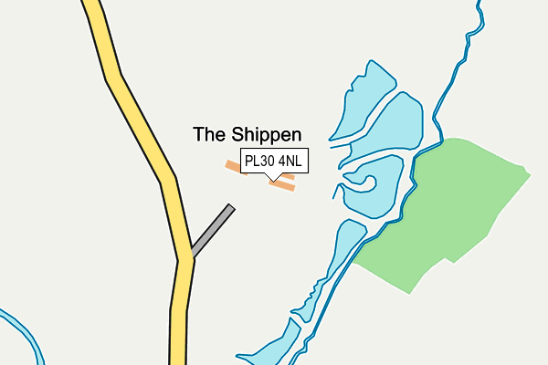 PL30 4NL map - OS OpenMap – Local (Ordnance Survey)