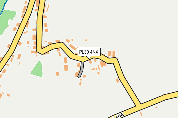 PL30 4NX map - OS OpenMap – Local (Ordnance Survey)