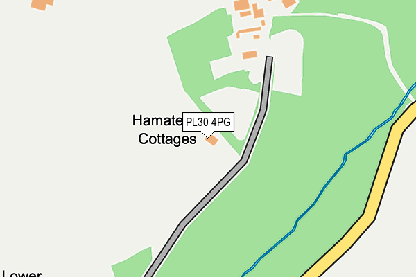 PL30 4PG map - OS OpenMap – Local (Ordnance Survey)