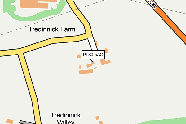 PL30 5AG map - OS OpenMap – Local (Ordnance Survey)