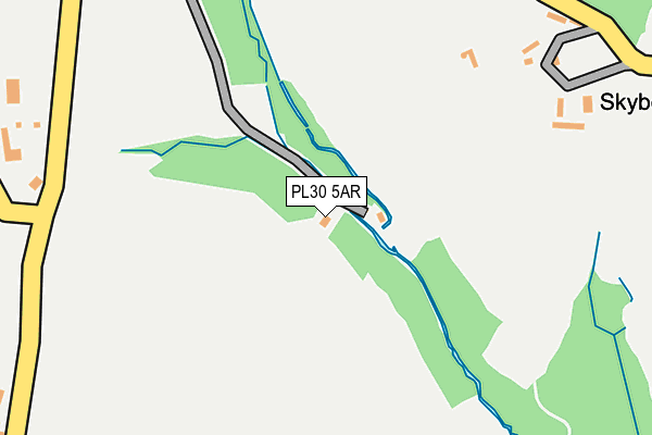 PL30 5AR map - OS OpenMap – Local (Ordnance Survey)