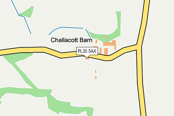 PL30 5AX map - OS OpenMap – Local (Ordnance Survey)