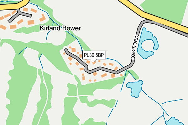 PL30 5BP map - OS OpenMap – Local (Ordnance Survey)