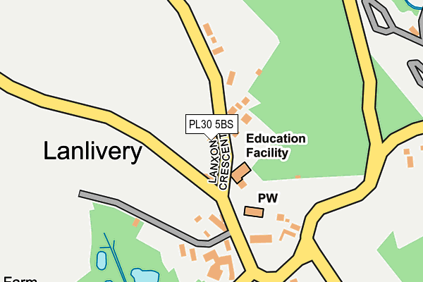 PL30 5BS map - OS OpenMap – Local (Ordnance Survey)