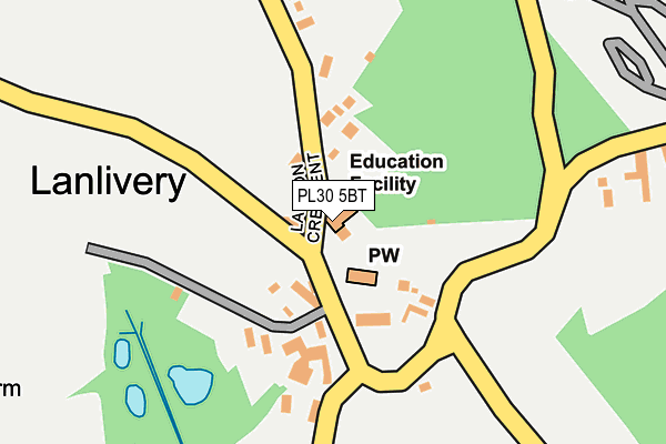 PL30 5BT map - OS OpenMap – Local (Ordnance Survey)