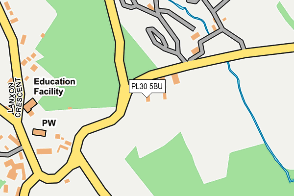 PL30 5BU map - OS OpenMap – Local (Ordnance Survey)