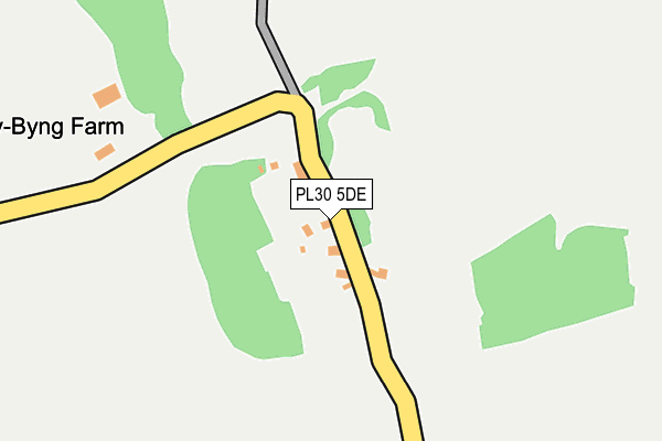 PL30 5DE map - OS OpenMap – Local (Ordnance Survey)