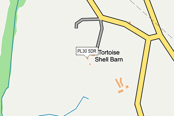 PL30 5DR map - OS OpenMap – Local (Ordnance Survey)