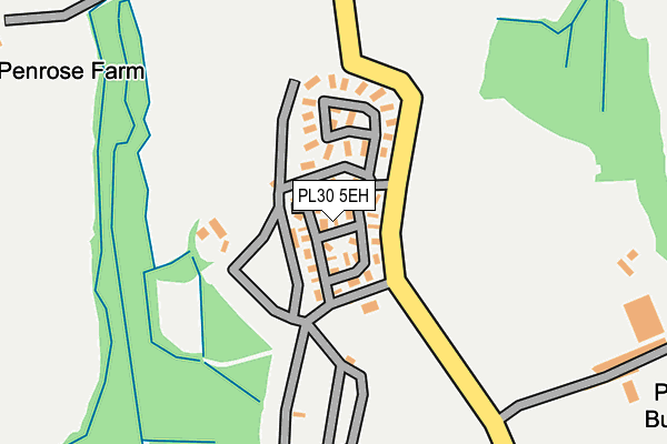 PL30 5EH map - OS OpenMap – Local (Ordnance Survey)