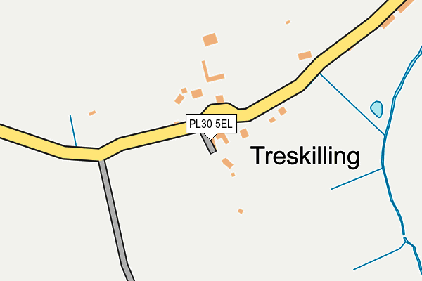 PL30 5EL map - OS OpenMap – Local (Ordnance Survey)