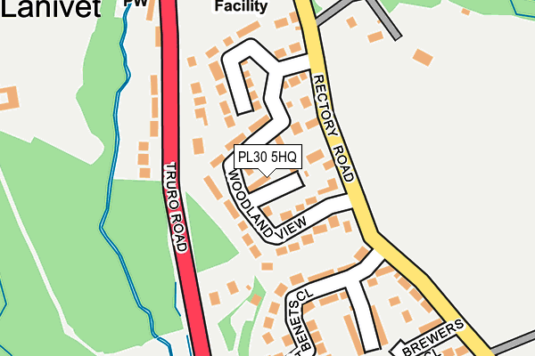 PL30 5HQ map - OS OpenMap – Local (Ordnance Survey)