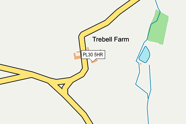 PL30 5HR map - OS OpenMap – Local (Ordnance Survey)